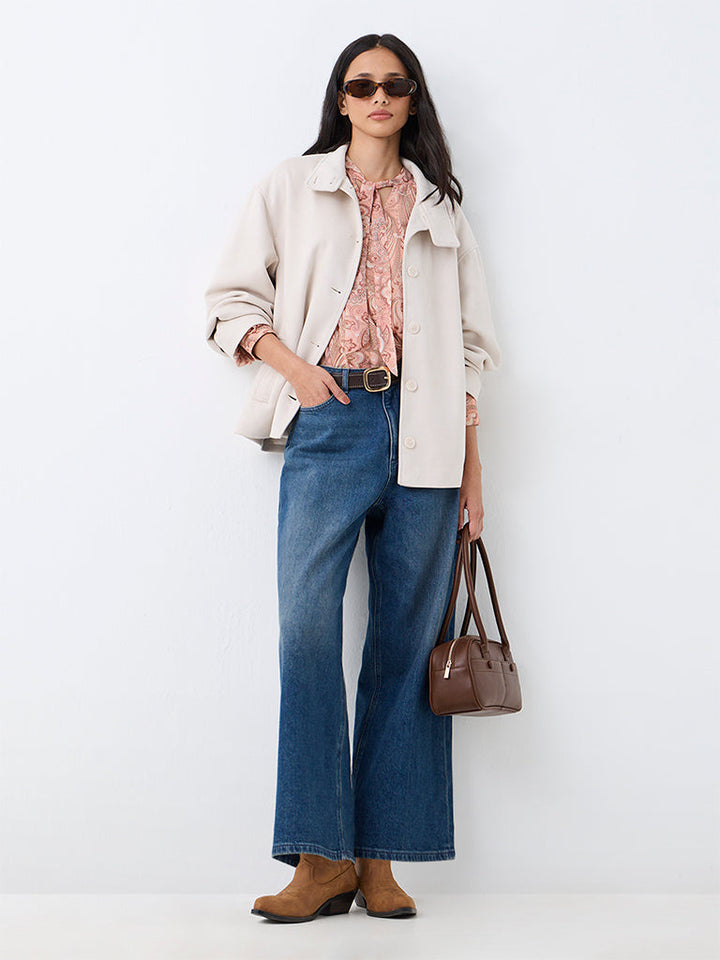 LOV Off-White Suede Jacket